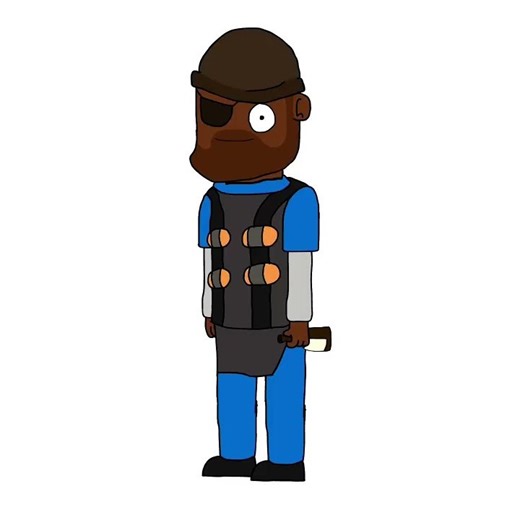 Recreation 2014 piemantion demoman animation