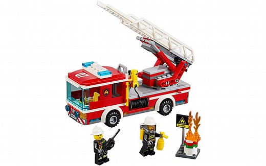 乐高 LEGO 60107 城市系列 云梯消防车 2016速拼评测