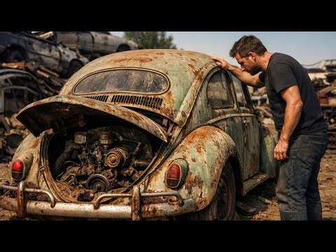 ASMR Car Restoration! 1955 Beetle Oval Window Full Rebuild From Forgotten Abandoned Car to New
