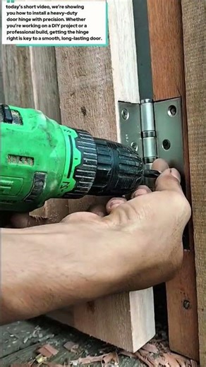 How to Install a Heavy-Duty Door Hinge: Step-by-Step Guide