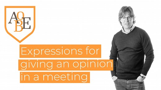 Expressions for giving an opinion in meetings - The Art of Business English