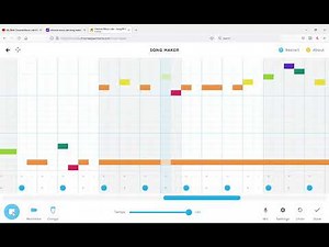 made a small little song in chrome music lab