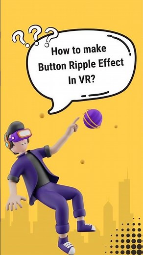 Make Ripple effect animation in unity #unity6 #tutorials #vrdevelopment