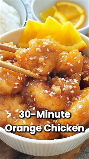 Easy Orange Chicken 🍊