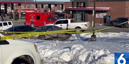 Bystander able to exit between rounds of gunfire that left 3 police officers hurt, suspect dead at Omaha gas station: OPD