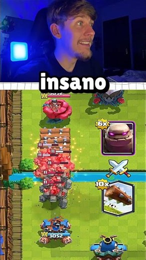 6 GOLENS contra O TRONCO🌲#clashroyale #transition