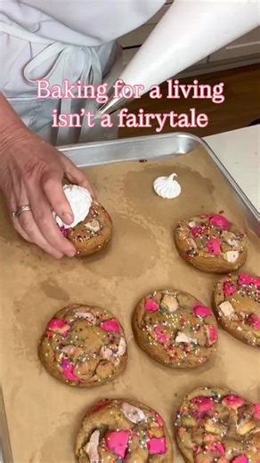 Yup! We all have those days! This new recipe took two full days to get right! Follow me on my cookie making journey ⁣ ⁣ ⁣ #CookieChronicles #BakingFails #RotatingMenu #SweetMistakes #KitchenAdventures #BakingHumor⁣