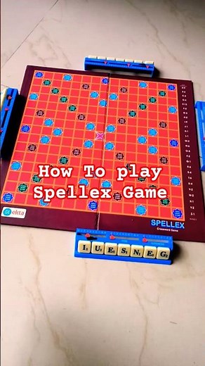 How To play Spellex Game #spellex #gameplay #games #crossword #shorts #kidgames #cuteshubhmishra