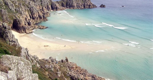 Cornish beach that looks like the Caribbean has a cheeky secret