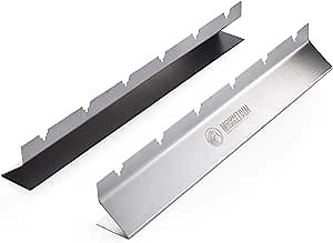 Mountain Grillers Stainless Steel Shish Kabob Skewers - 14.6" Long - Flat Metal Kebab Skewers for Grilling Meat & Vegetables - Reusable BBQ Grill Stick - Barbecue Accessories - 1lb