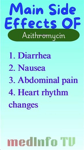 Azithromycin Antibiotic Side Effects