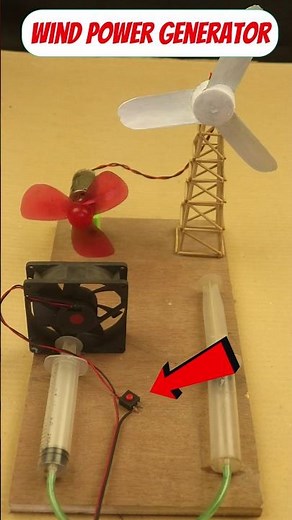 Wind power generator | DC Motor Project | Free Electricity #generator #shorts #creative #technology