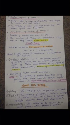 Notes science chapter 1 class 9 th