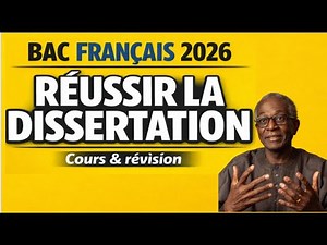 Français - Bac 2026 - Réussir L'épreuve De Dissertation