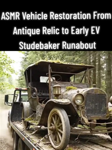 ASMR Vehicle Restoration: Antique Studebaker Runabout