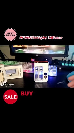 Aromatheraphy Diffuser 5Frequency Mode Portable and Rechargeable #stress #relaxing #Aroma #healing #peace