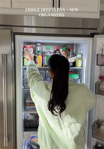 Fridge Deep Clean and New Organizers Guide
