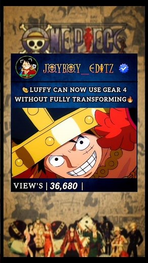 「 Luffy uses Gear 4 without transforming 🔥 」– One Piece | #luffy #gear4 #shorts