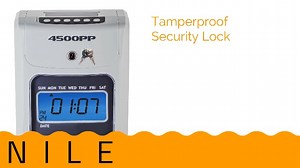 Watch Nile Products 4500PP Calculating Time Clock on Amazon Live