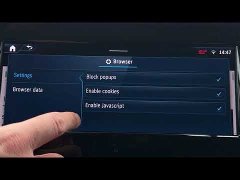 MERCEDES-BENZ Vito - How to Enable JavaScript in the Browser