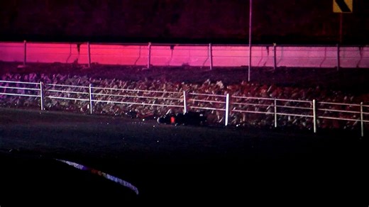 One person seriously injured after single motorcycle crash on Transmountain Rd.