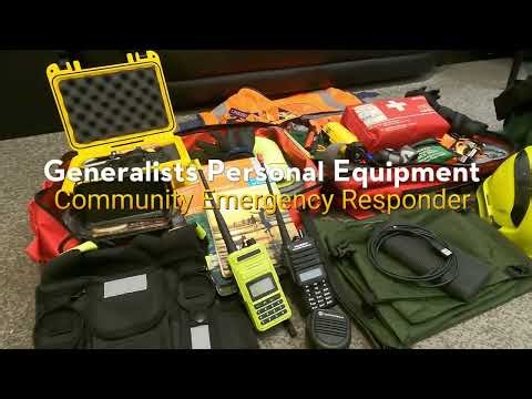 Community responder personal equipment #civildefence