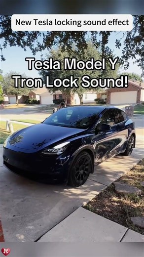 The Fun Tesla Locking Sound Effect🤣 #funnyvideos #car #foryou #fyp #tesla