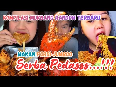 Kompilasi Mukbang Terbaru Makanan Pedas Kepiting Alaska, Dimsum, Mie Ramen, Nasi Padang 🤤