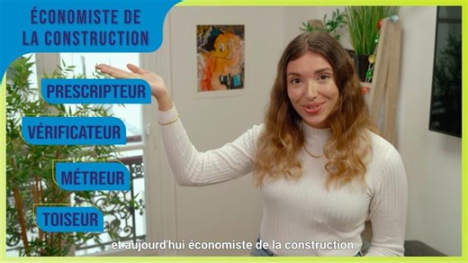 CHOISIS TA FORMATION : LES ÉCONOMISTES DE LA CONSTRUCTION | Julie Perez