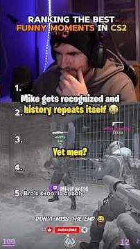 Top 5 best funny moments in CS2 😂 #cs2 #csgo #memes #shorts
