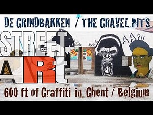 Street Art Belgium - The Gravel Pit @ Dok Noord - Ghent