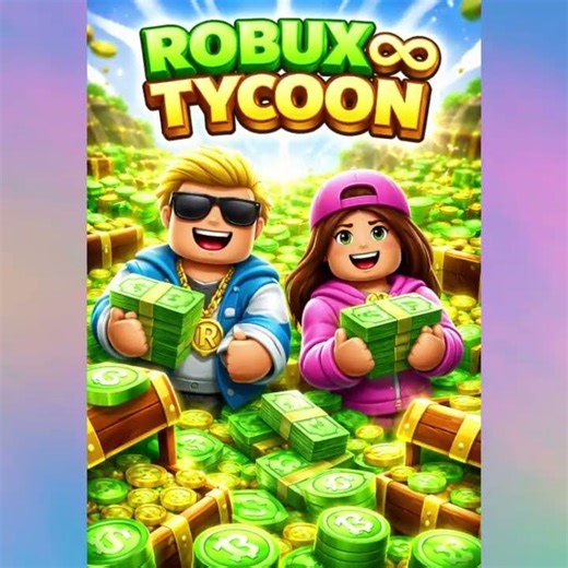 Robux ♾️ Tycoon! New Game: Info in the description 🎮