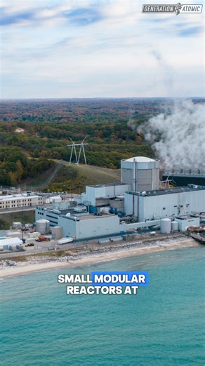 Michigan Wins $400M to Restart Palisades Nuclear Plant with Small Modular Reactors #Palisades #Michigan #NuclearEnergy #SMR | Generation Atomic