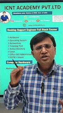 5️⃣ 100% Practical Desktop Support Program | Job Ready in 2025