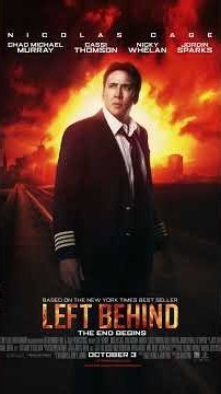 The film "Left Behind" was released in 2014 and is a panic action thriller starring Nicolas Cage.