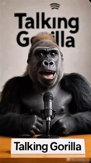 Talking Gorilla in his deep taught 👀 | Talking Gorilla