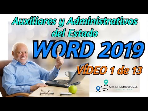 💻Tema de Word 2019 💻 Auxiliares y Administrativos del Estado | Formato de fuente y portapapeles