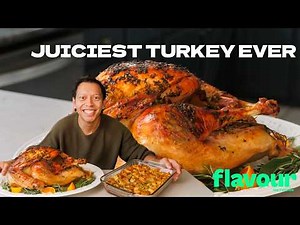 How to Make The Juiciest Turkey and Best Stuffing EVER! 🦃