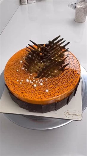 Ajay Chef on Instagram: "Chocolate mango cake decorating ideas #viral #mangocake #chocolatemango #trending #shorts #reels #cakeideas #cakedecorating #cakeart #viralcake #birthdaycakeideas #cake #video"