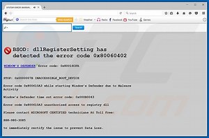 BSOD Error Scam