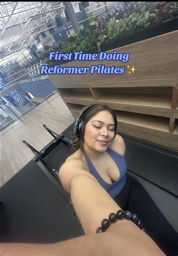 all I gotta say is you Pilates girlies don’t play!!! very humbling experience but super excited to try it again! Happy Saturday! 🫶🏼 #pilates #reformerpilates #postworkout