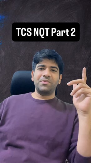 Shubham Tomar on Instagram: "TCS iON NQT Part-2 #tcs #coding #tech"