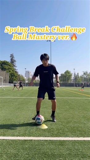 Spring Break Challenge! Follow for Daily.#youthsoccer #soccer #japanfootball #soccerdrills