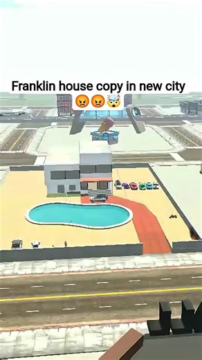 Franklin house copy in new city #gta #indianbikedriving3d #shorts