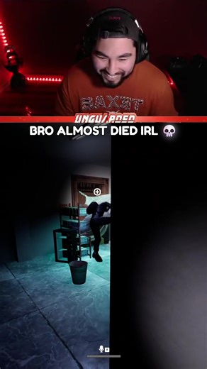 Unexpected Jump Scare in Horror Game Stream