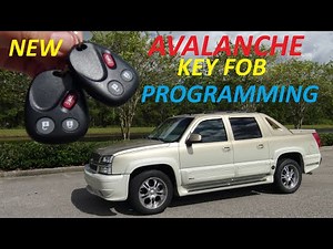 CHEVY AVALANCHE KEY FOB PROGRAMMING (NEW KEY FOBS) SUPER EASY