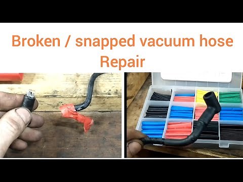 Best way how to Quick Repair Vacuum Pipe Leaks & Broken Snapped Hose on a Car Engine