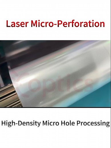 Laser Micro Perforation on Transparent Film | High-Density Micro Holes
