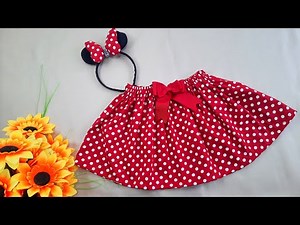 COMO FAZER SAIA E TIARA DA MINNIE.
