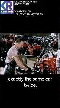 INSIDE a 1959 Car Assembly Line - 7 Million Ways to Build a Car